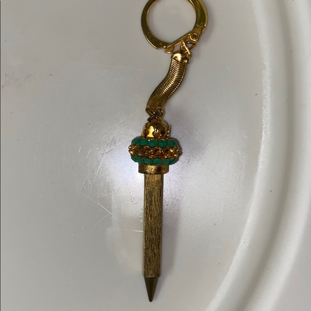 Vintage 1950’s Gold pencil Keychain